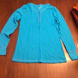 Blue thermal long sleeve